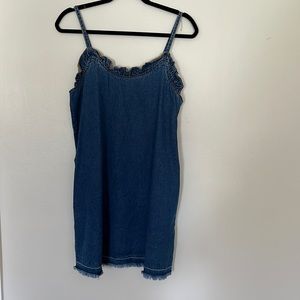 Denim mini dress size S